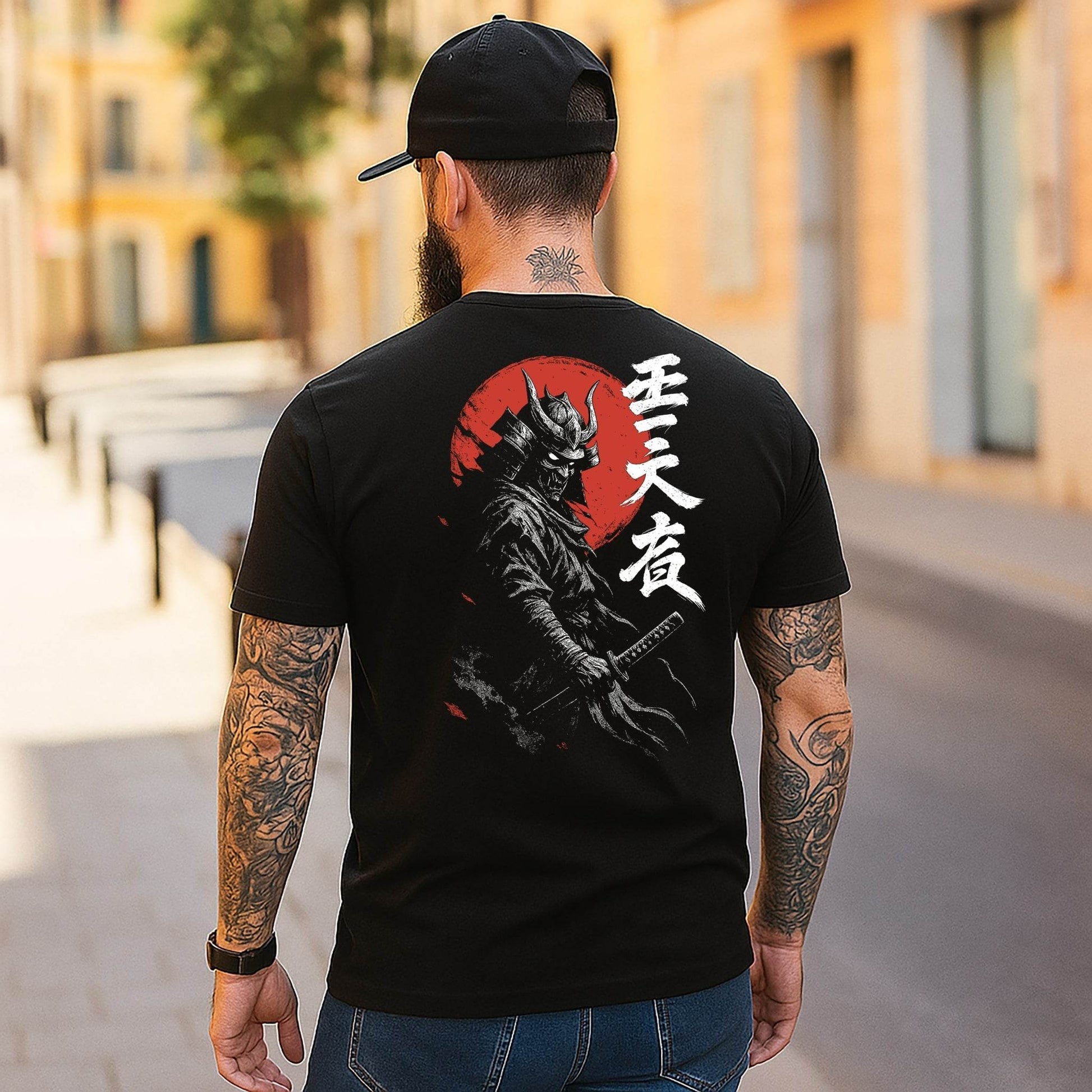 Heavenly Regent Samurai – Ōtenja Shadow T-shirt #jp19 - Psyque
