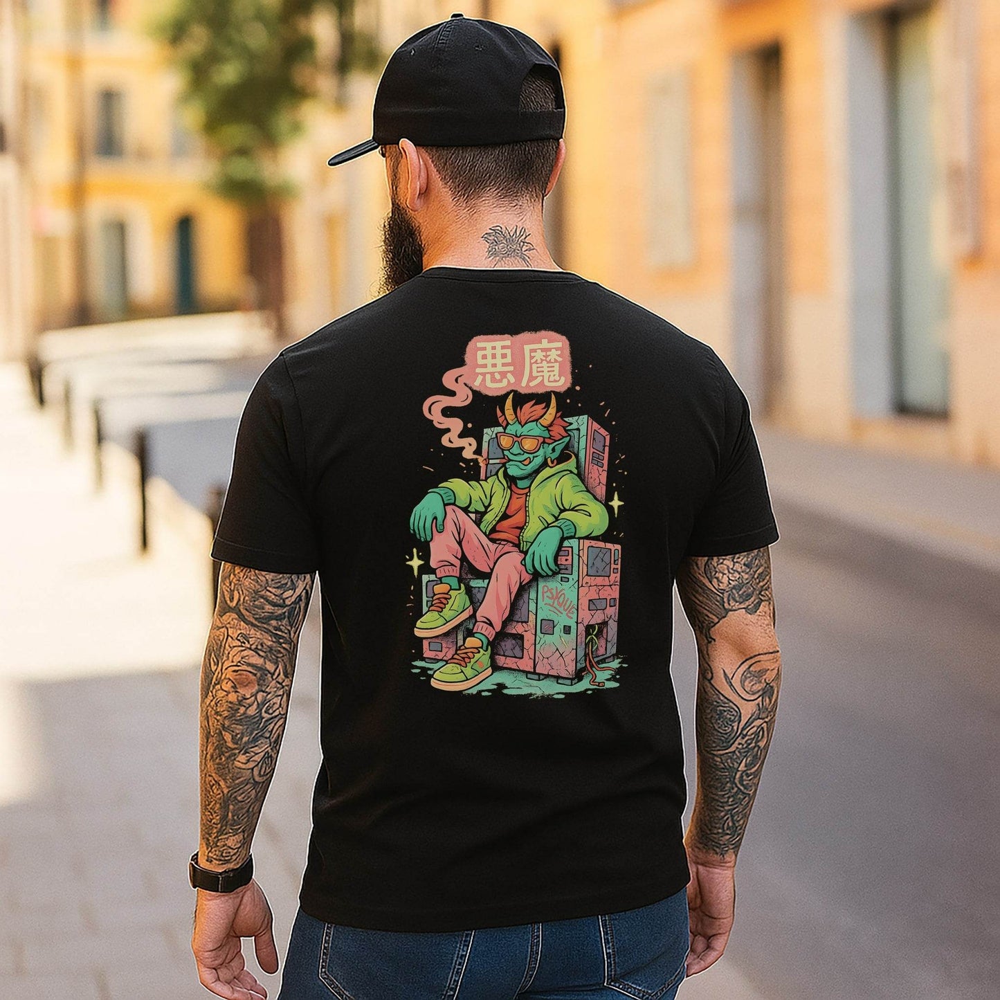 Urban Akuma – Devil-Throne Street Tee #jp12 - Psyque