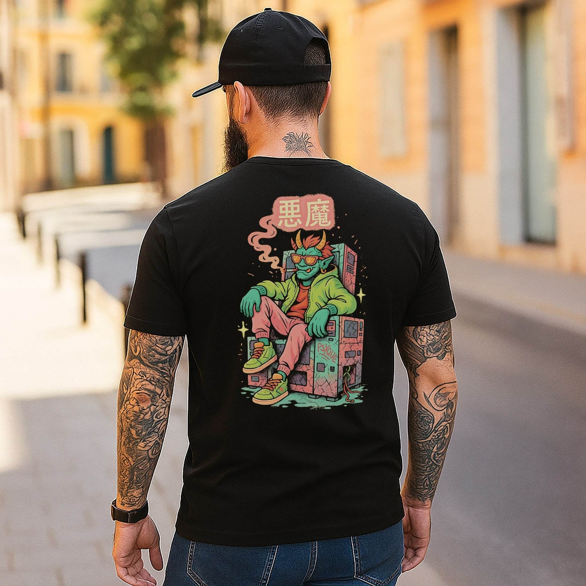 Urban Akuma – Devil-Throne Street Tee #jp12 - Psyque