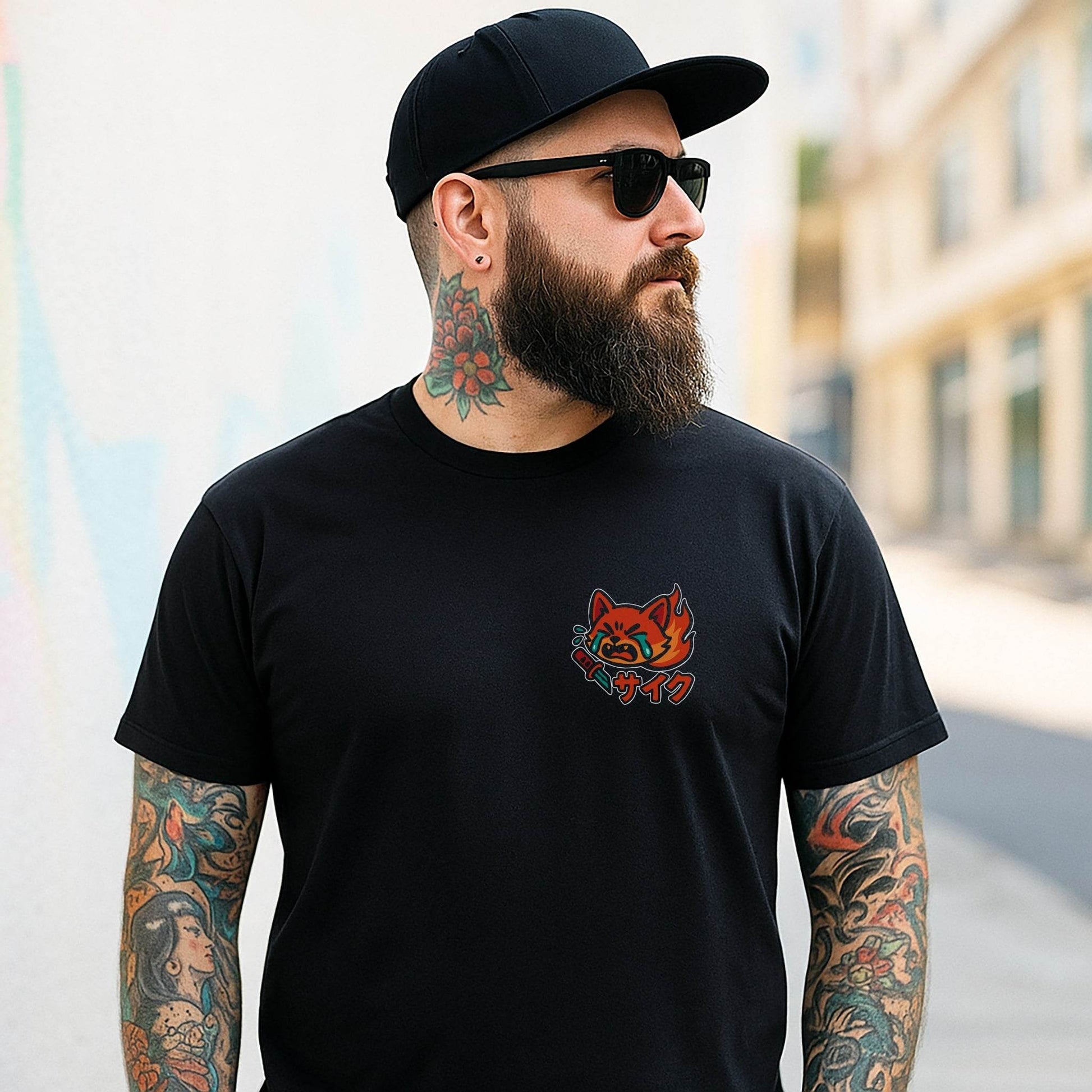 Heartbreak Kitsune – Broken Katana Fox Tee #jp14 - Psyque