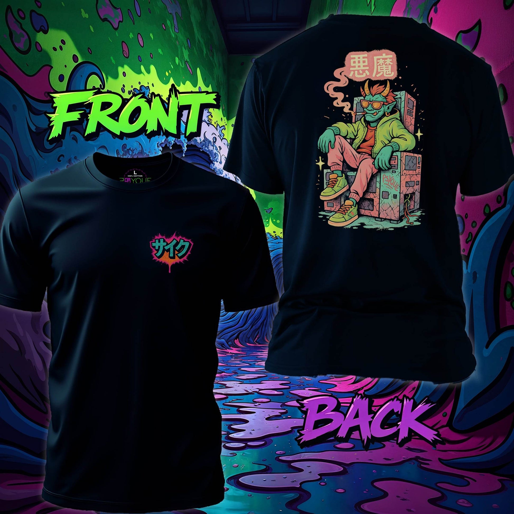 Urban Akuma – Devil-Throne Street Tee #jp12 - Psyque