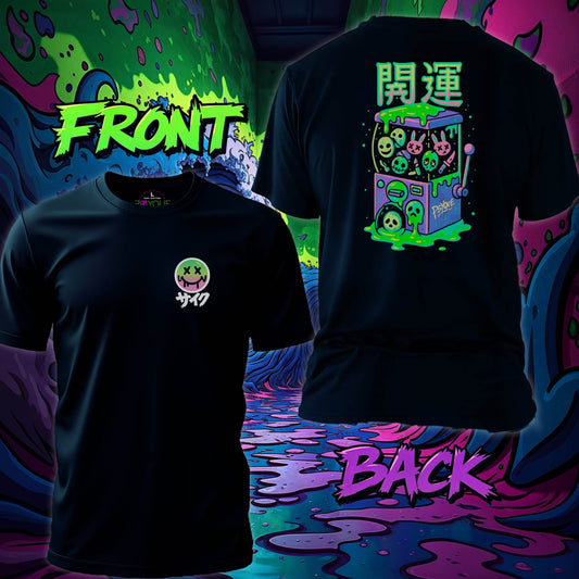 Lucky Gashapon Meltdown – Slime Arcade Tee #jp10 - Psyque