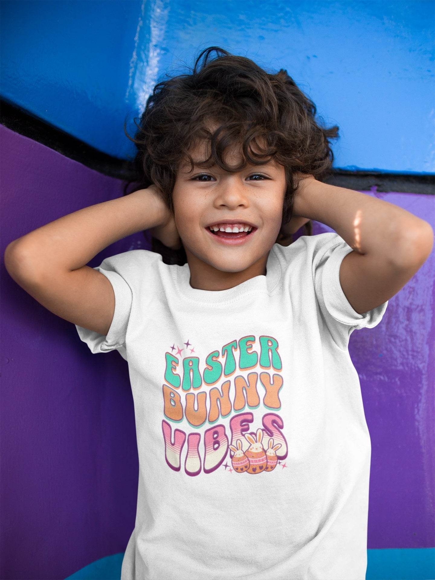 Easter Bunny Vibes (Kids Edition) T-shirt #ke8 - Psyque