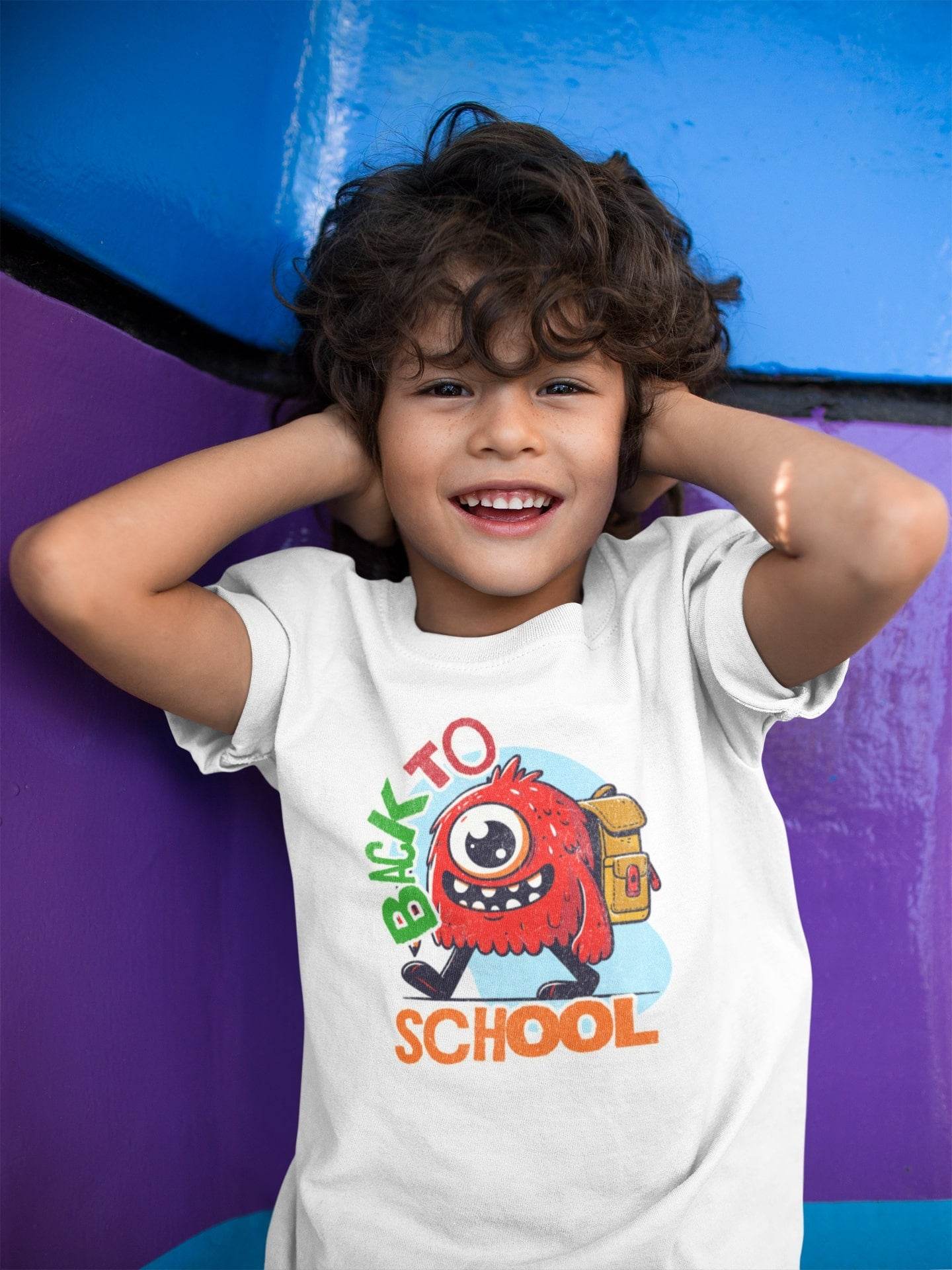 Back to School Monster Kids T-Shirt #k1 - Psyque