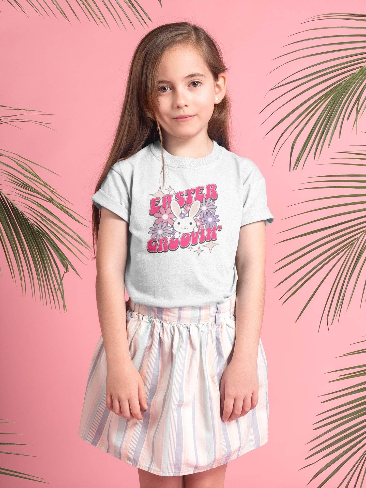 Easter Groovin’ – Bunny Boogie, Kids T-shirt #ke6 - Psyque