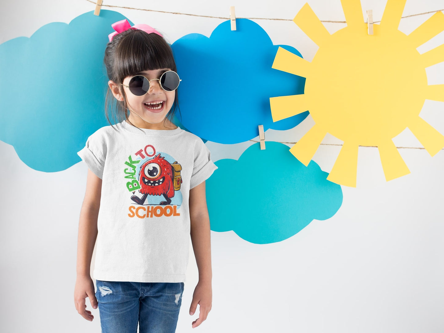 Back to School Monster Kids T-Shirt #k1 - Psyque