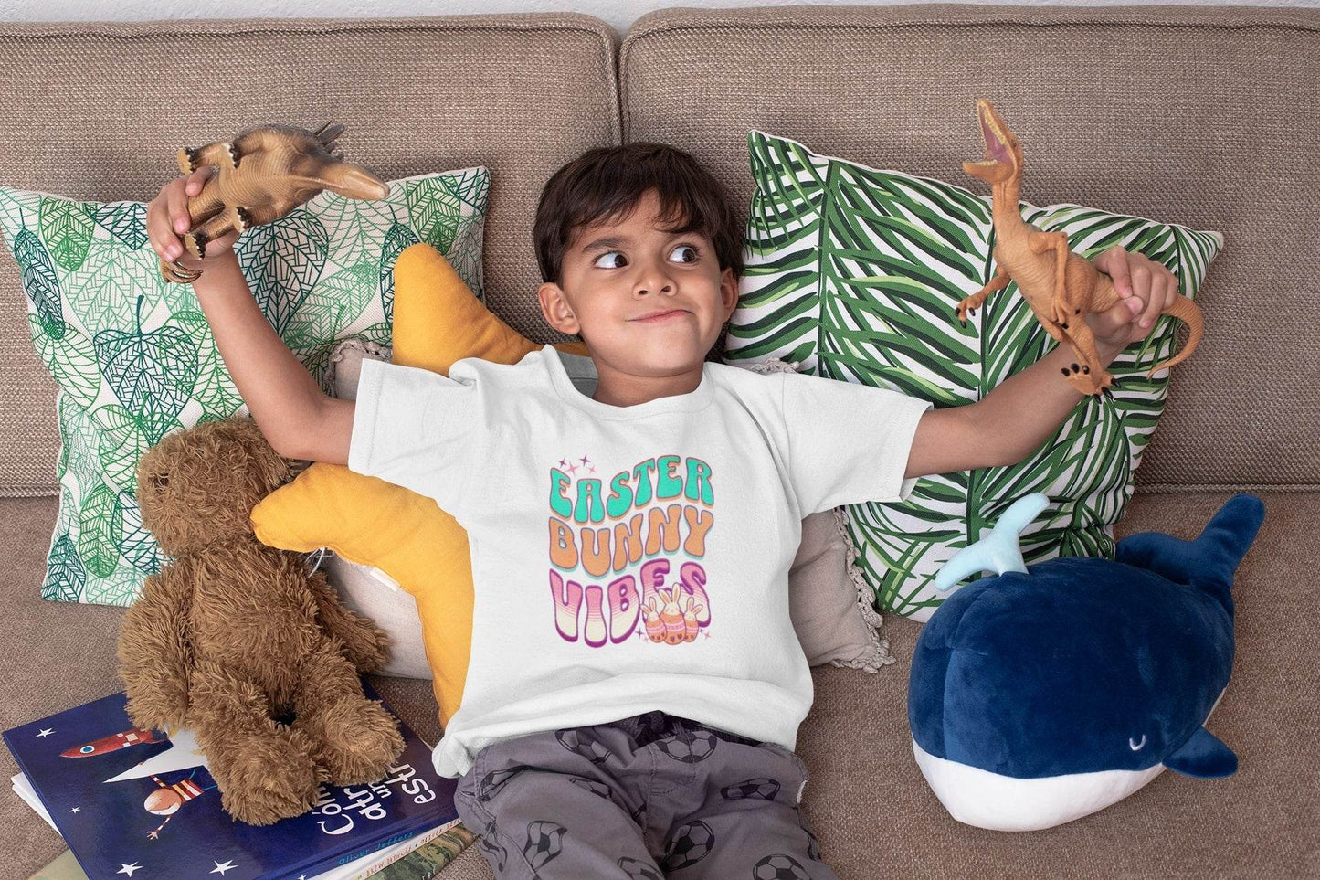 Easter Bunny Vibes (Kids Edition) T-shirt #ke8 - Psyque