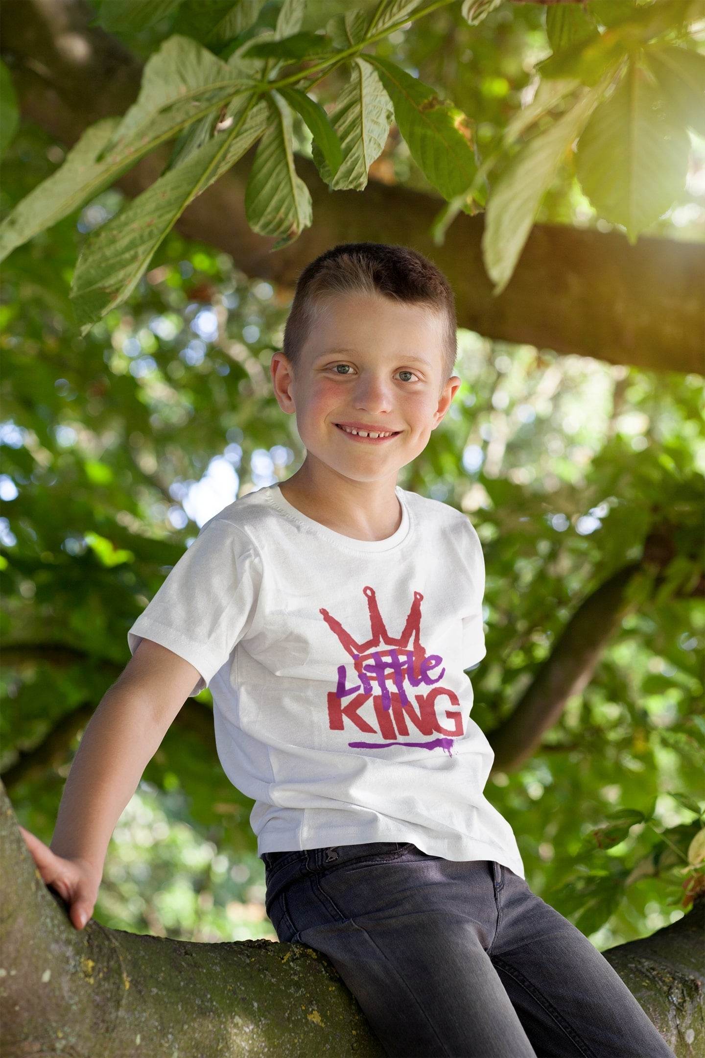 Little King Kids T-Shirt – Urban Crown Graffiti Style #k14 - Psyque