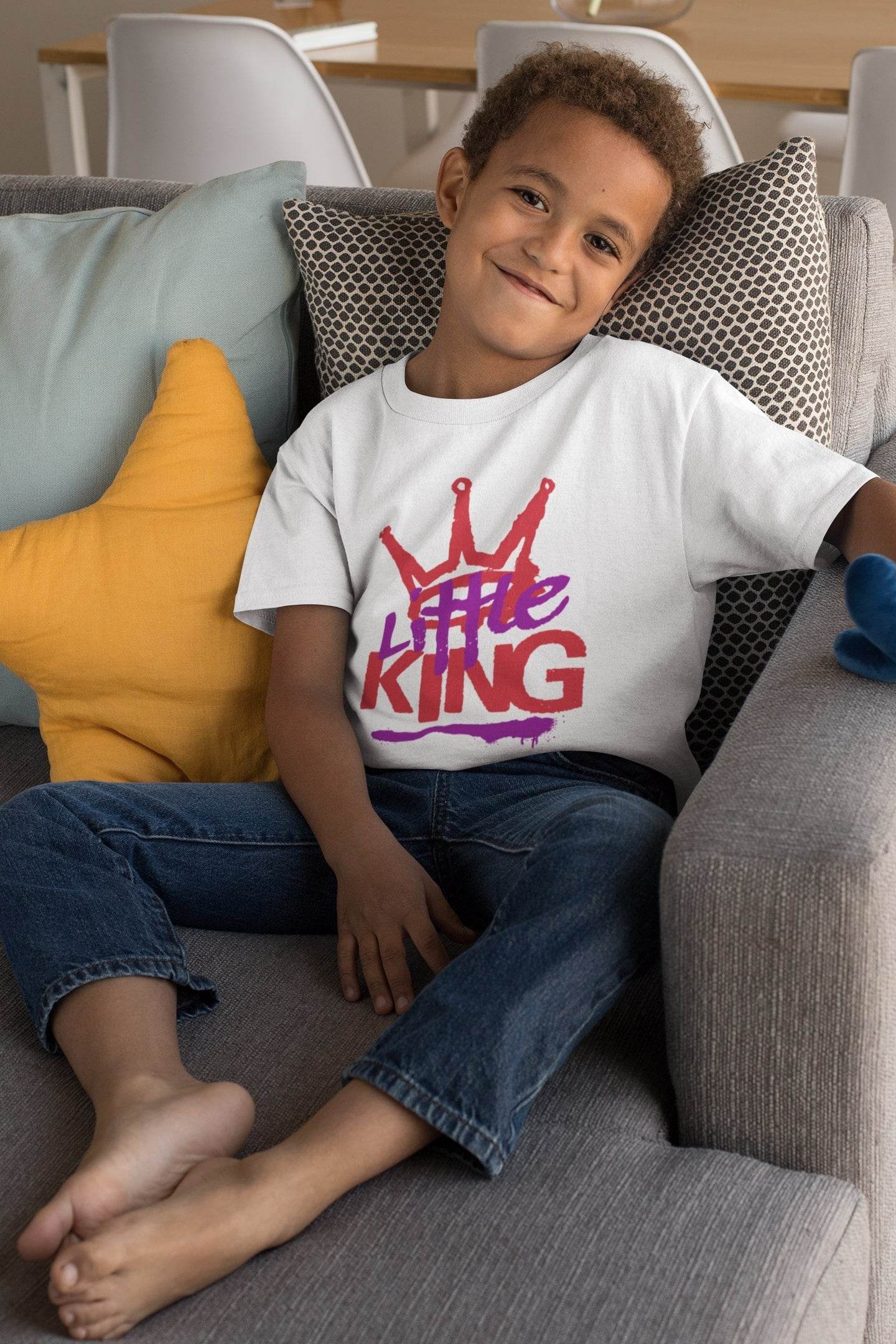 Little King Kids T-Shirt – Urban Crown Graffiti Style #k14 - Psyque