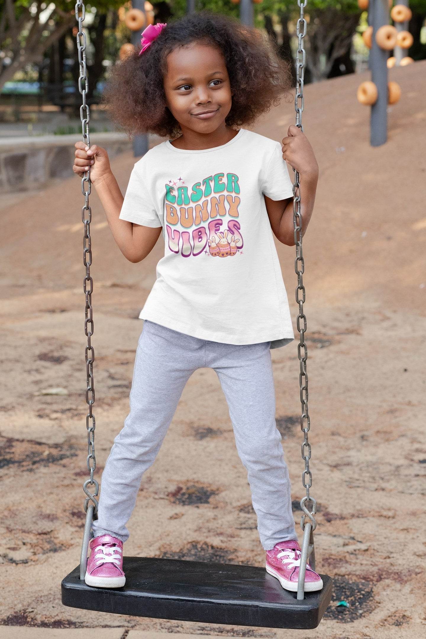 Easter Bunny Vibes (Kids Edition) T-shirt #ke8 - Psyque