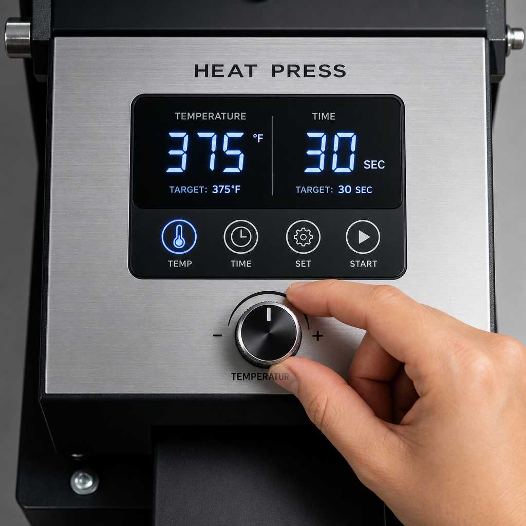 DTF Heat Press Settings: Temperature & Time Guide