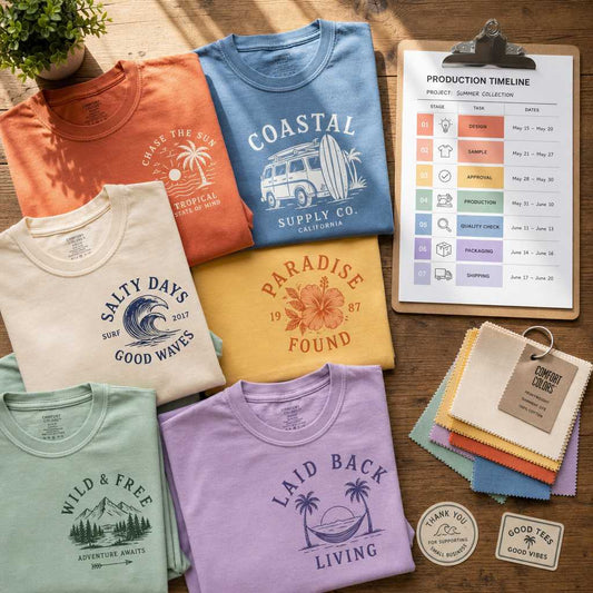 Custom Event T-Shirts UK: Get Summer Merch Ready in Time