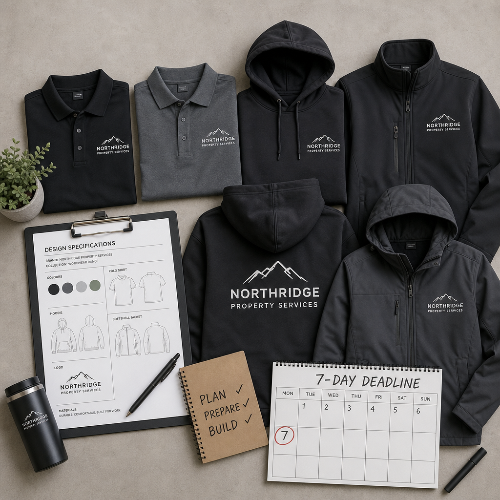 Order Custom Workwear for a New Business in 7 Days