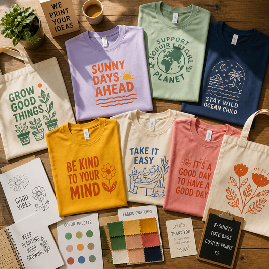 Custom Merchandise for UK Pop-Up Shops & Market Stalls