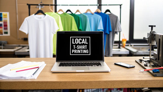 UK Custom T Shirt Printing Near Me Guide