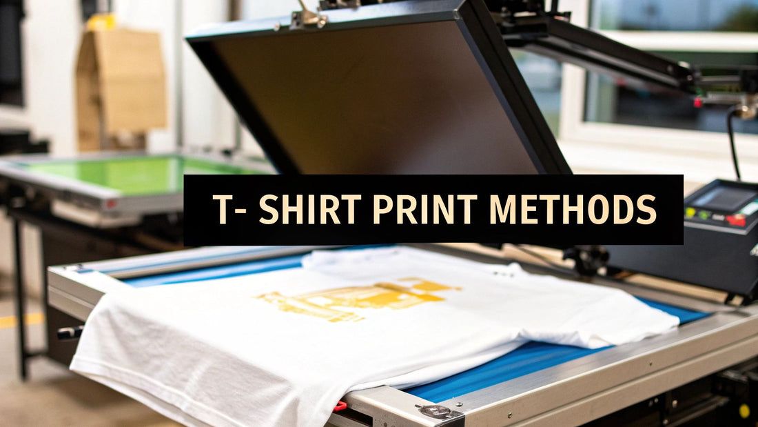 My Design on a T Shirt Printing Methods Compared