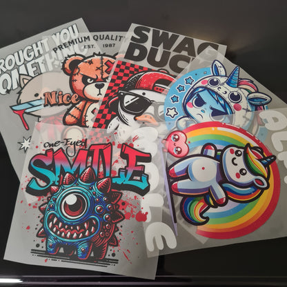 A3 DTF Transfer Sheets - Hot Instant Peel Direct to Film