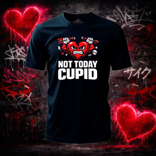Not Today Cupid T-Shirt – Anti-Valentine Funny Tee #vd7