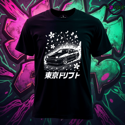 Tokyo Drifted – Sakura Speedcore T-Shirt #jp9 - Psyque