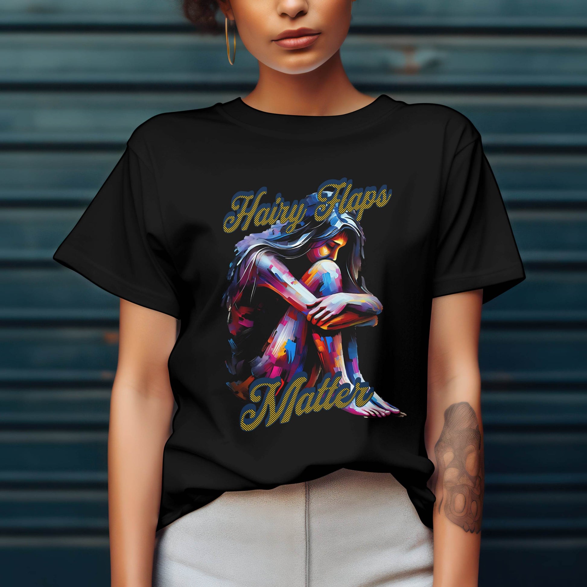 Hairy Flaps Matter T-shirt #f3 - Psyque