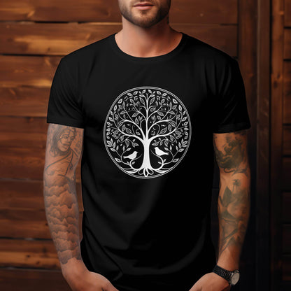 Yggdrasil – Tree of Life Symbol T-shirt #sm1 - Psyque