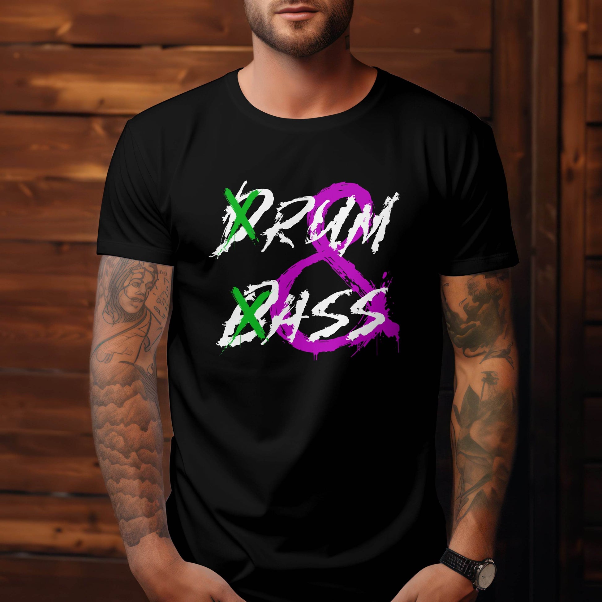 Drum & Bass (Rum & Ass Edition) T-Shirt #f6 - Psyque
