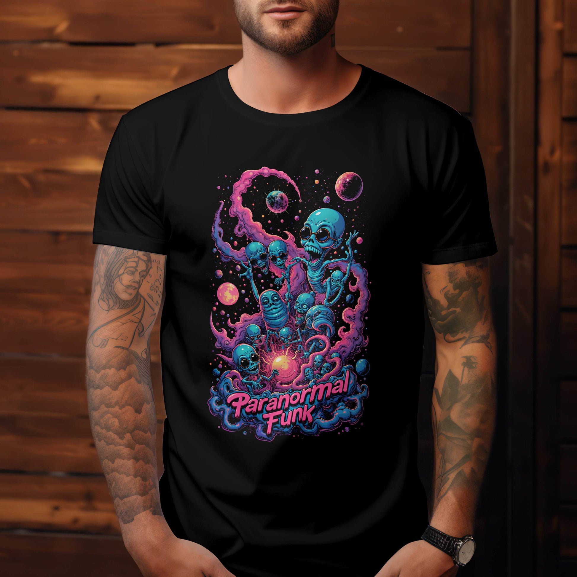 Paranormal Funk – Classic Space Jam Edition T-shirt #p2a - Psyque