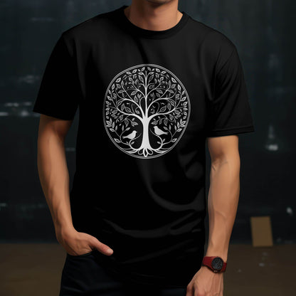 Yggdrasil – Tree of Life Symbol T-shirt #sm1 - Psyque