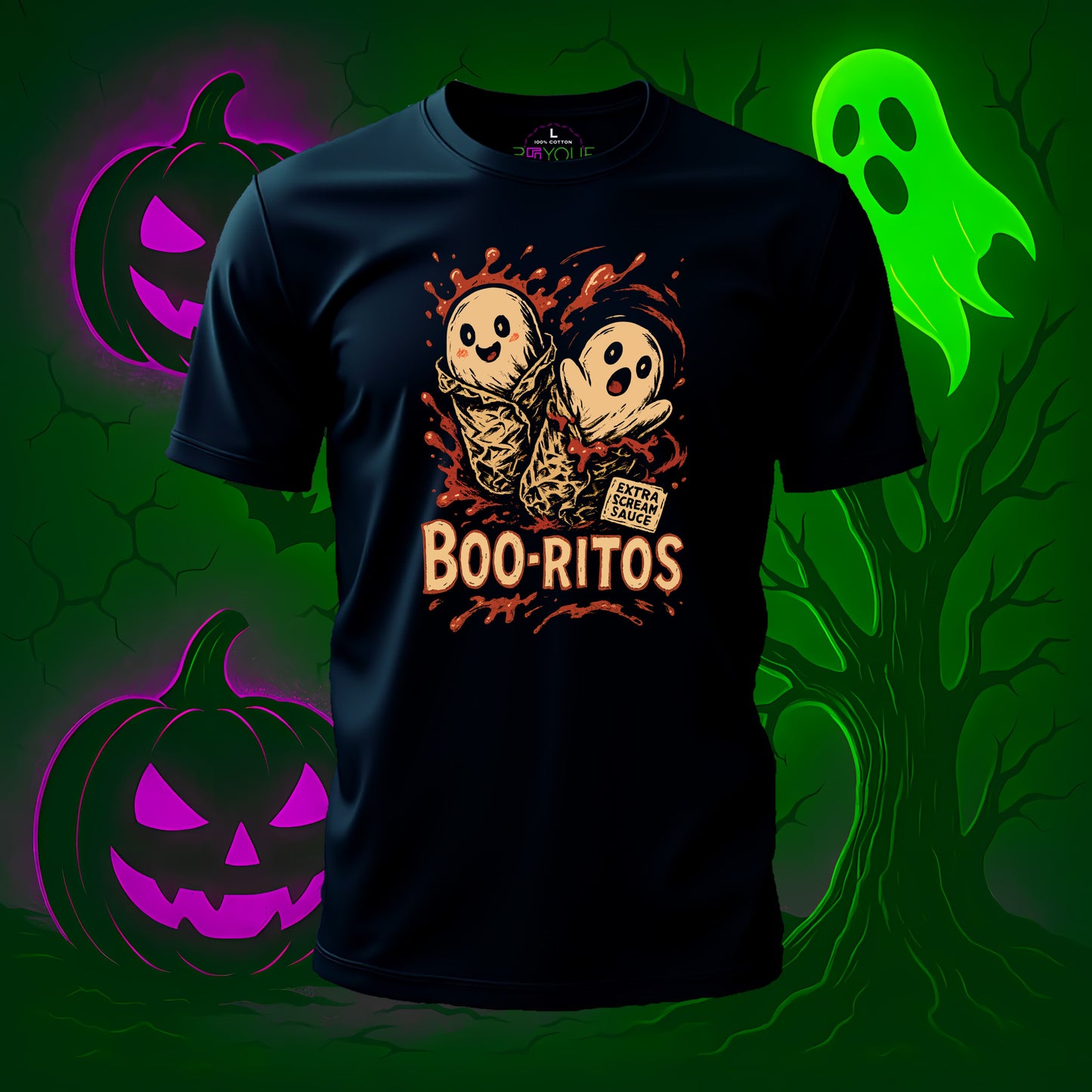Boo-Ritos Halloween T-Shirt #hl23