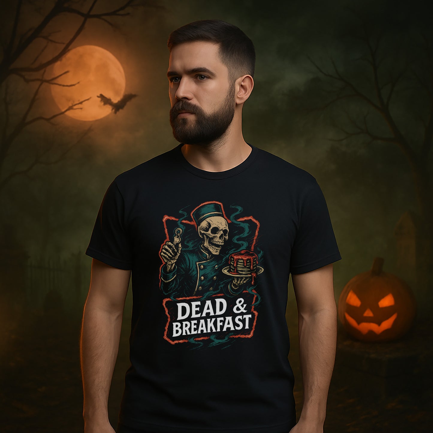 Dead & Breakfast Halloween T-Shirt #hl19