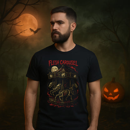 Flesh Carousel Halloween T-Shirt #hl13