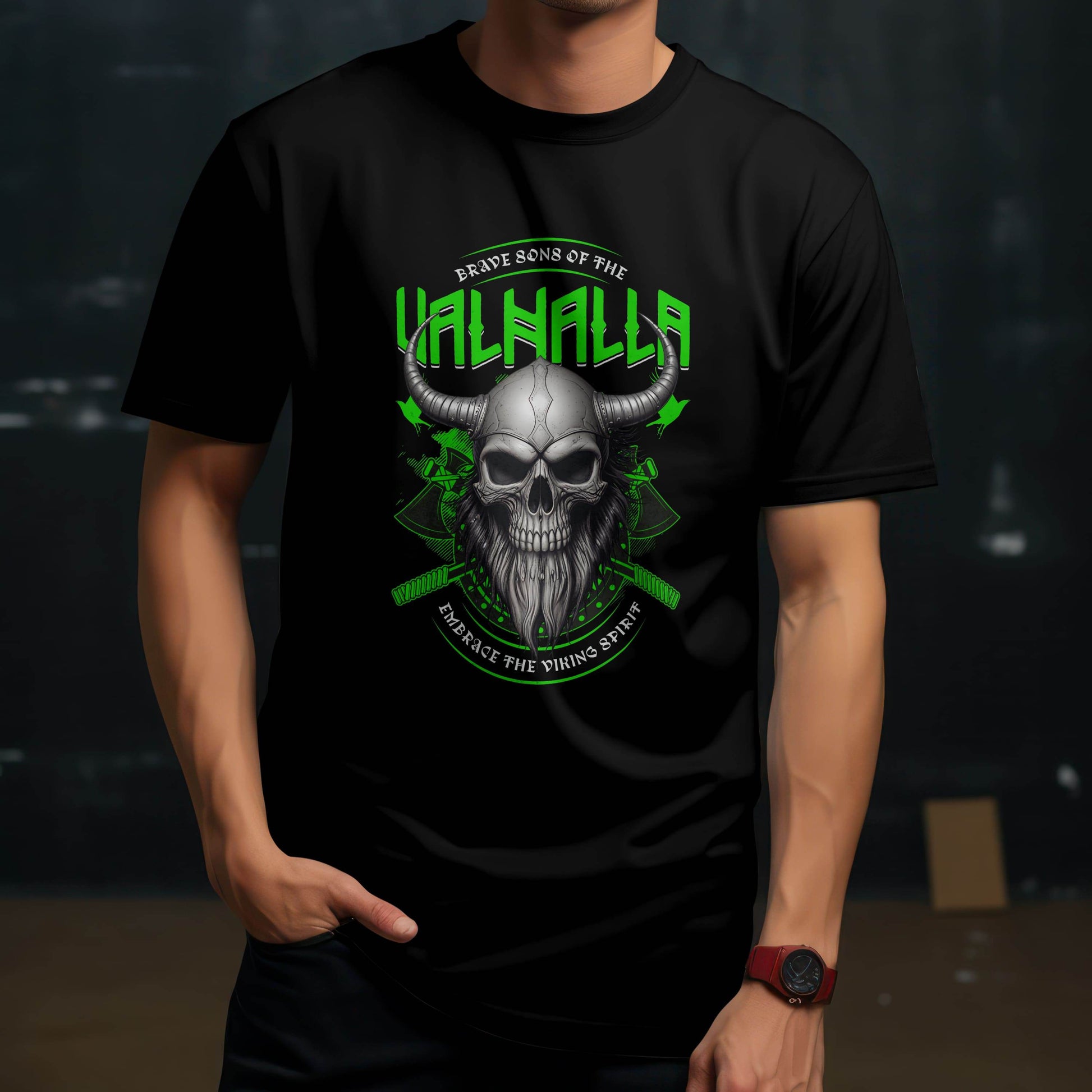 Brave Sons Of The Valhalla T-Shirt #wv2 - Psyque