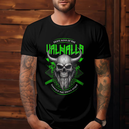 Brave Sons Of The Valhalla T-Shirt #wv2 - Psyque