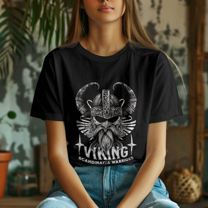 Viking – Scandinavia Warriors T-Shirt #wv6 - Psyque