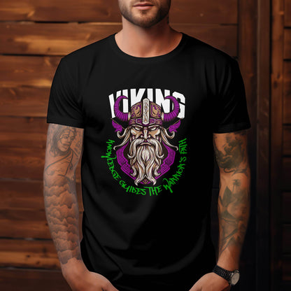 Viking – Knowledge Guides the Warrior Path T-Shirt #wv3 - Psyque