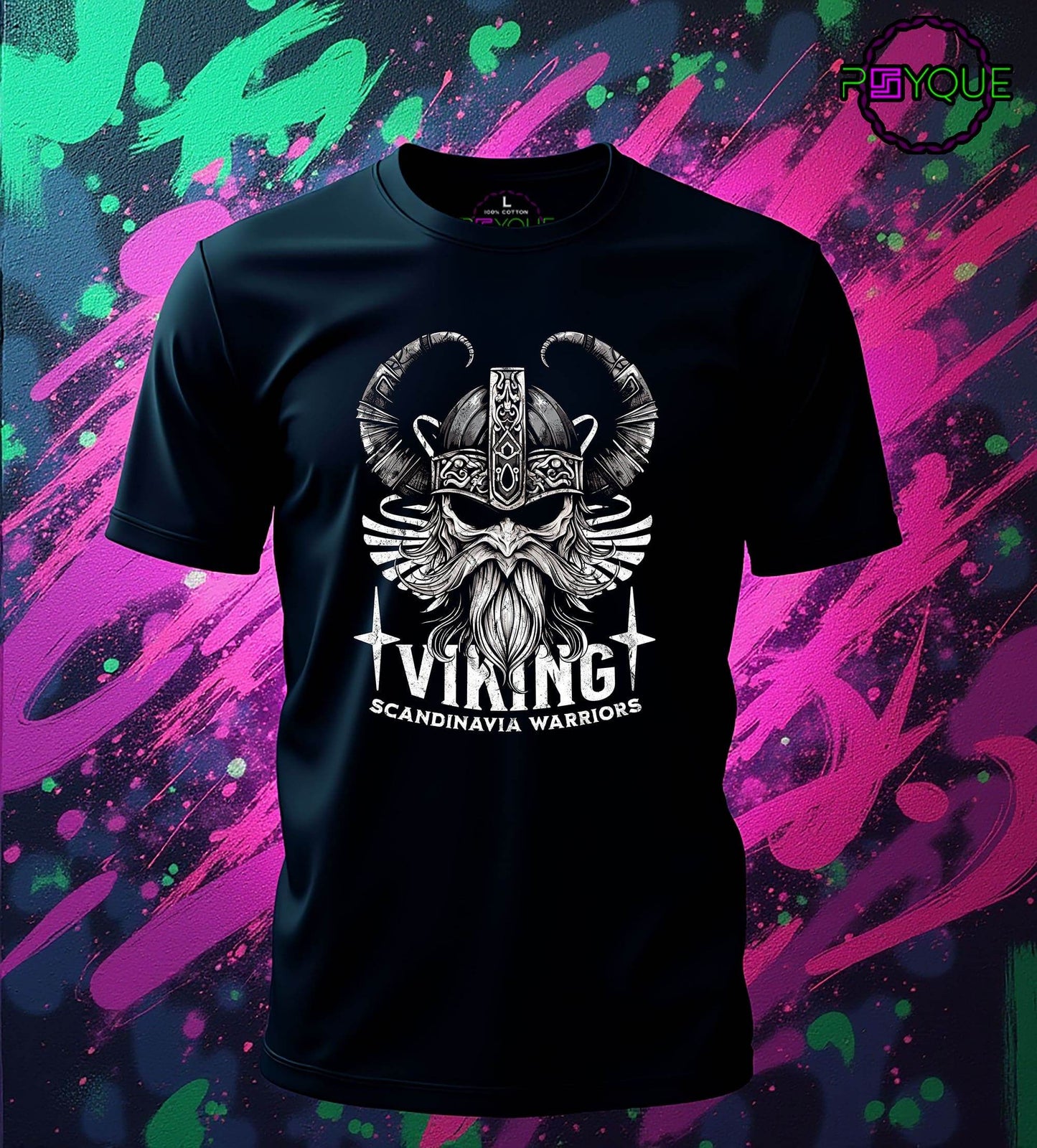 Viking – Scandinavia Warriors T-Shirt #wv6 - Psyque