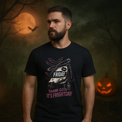 Thank Goth It’s Frightday Halloween T-Shirt #hl8
