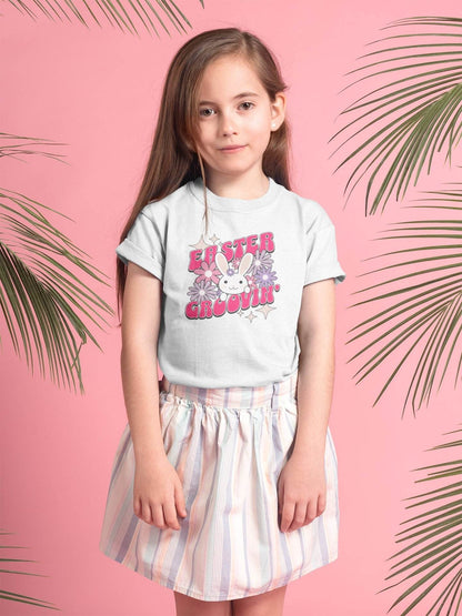 Easter Groovin’ – Bunny Boogie, Kids T-shirt #ke6 - Psyque