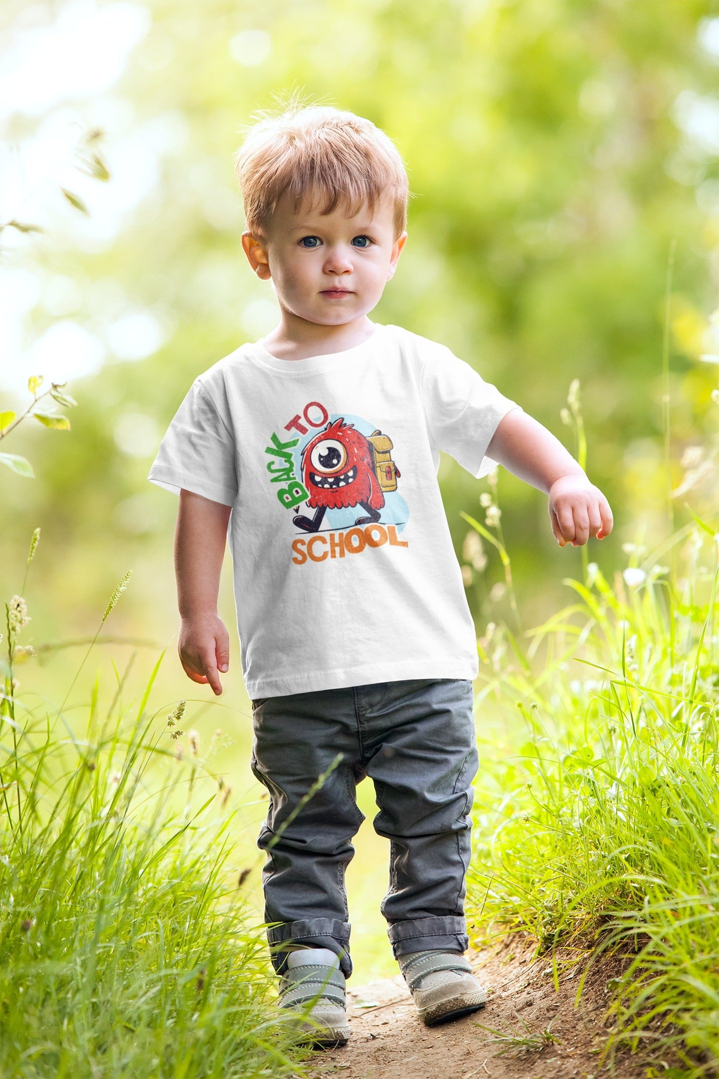 Back to School Monster Kids T-Shirt #k1 - Psyque